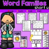 Short U Word Families: -ug, -un, -ub, -um words