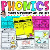 Short U Worksheets and Activities - CVC Phonics Activities