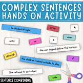 Complex Sentences Hands-on activity | Sentence Building Activity