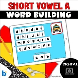 Short Vowel A | CVC  | Word Building | Phonics | Boom Cards