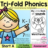 Short Vowel A : Tri-Fold Phonics Brochures