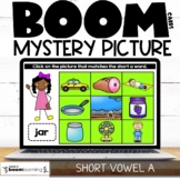 Short Vowel A Uncover the Picture Boom Cards™