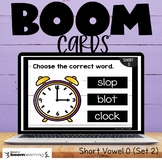 Short Vowel Activities with O Boom Cards Set 2