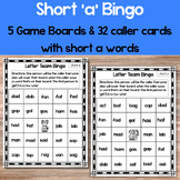 Short Vowel Bingo, Short Vowel Practice, Word Work, ELA Ce