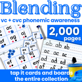 Blending CVC Words with Short Vowels for Tap it Card Activ