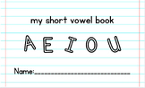 Short Vowel Book Activity