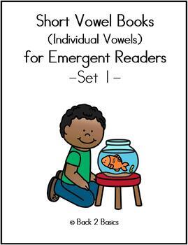 Preview of Short Vowel Books - Set #1 - Short Vowel Readers - Emergent - eBooks for iPad