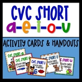 Short Vowel CVC Activities & Worksheets