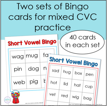 Short Vowel CVC Build and Write Task Card Center Activities | TPT