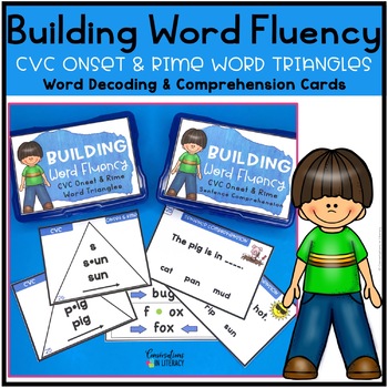 Preview of CVC Word List RTI Reading Intervention Activities Phonics Fluency Pyramids