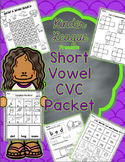 Short Vowel CVC Packet by Kinder League