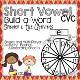 Short Vowel CVC Spinner & Tile Activity BUNDLE