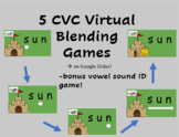 Short Vowel CVC Virtual Blending Games