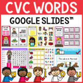 Short Vowel CVC Word Google Slides™ Kindergarten, First Gr