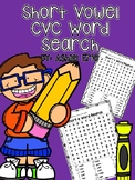 Short Vowel CVC Word Search
