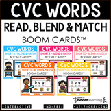 Short Vowel CVC Words Boom Cards - Blend and Read Kinderga