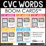 Short Vowel CVC Words Boom Cards™ - Kindergarten Phonics