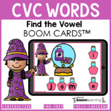 Short Vowel CVC Words Boom Cards™ - Missing Vowel Sound