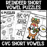 Short Vowel Christmas Puzzles