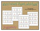 Short Vowel Circle Games--Set of 5 Games