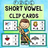 Short Vowel Clip Card Activity {FREE}