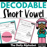 Short Vowel Comprehension Passages | CVC Decodable Kinderg