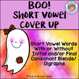 Phonics Short Vowel Game Cover Up Boo