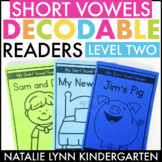 Short Vowel Decodable Readers Level TWO | Digital Books Included