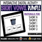 Short Vowel Digital Task Card Bundle