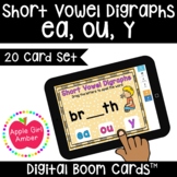 Short Vowel Digraphs ea ou y BOOM Cards™ 2nd Wonder Unit 5