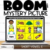 Short Vowel E Uncover the Picture Boom Cards™