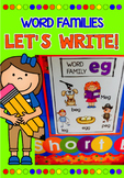 Word Family Short e Activities
