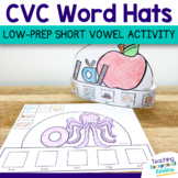 Short Vowel Hats Crafts | CVC Headbands
