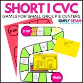 Short Vowel I CVC Games for Kindergarten Language Arts