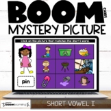 Short Vowel I Uncover the Picture Boom Cards™