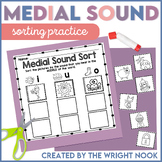 Short Vowel Sort Worksheet for CVC Medial Sound Sorting