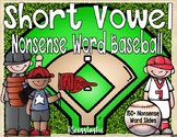 Short Vowel Nonsense Word Baseball
