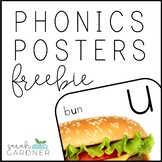 Short Vowel Phonics Posters FREEBIE