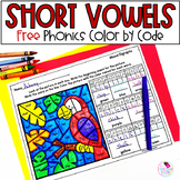 Short Vowel Phonics Worksheets - CVC - Blends - Digraphs -