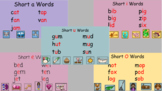 Short Vowels - Picture/Word Match - Distance Learning