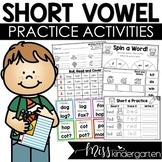 Reading Intervention Short Vowel Fluency Centers & Phonics