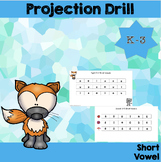 Short Vowel Projectable Drill Sight and Sound Orton- Gilli