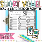 Short Vowel Read & Write the Room Activities CVC Words Pho