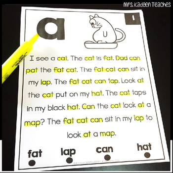 Short Vowel Readers Reading Prehension And Text
