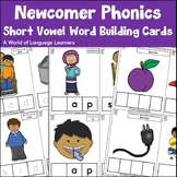 Short Vowel Word Building Cards Newcomer Phonics
