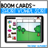Short Vowel Sort BOOM CARDS