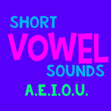 Short Vowel Sounds Boom Cards Bundle