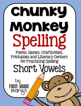 Preview of Short Vowel Spelling- Poems, Lists, Crafts, Centers, and More!