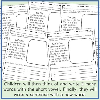 short a vowel stories free