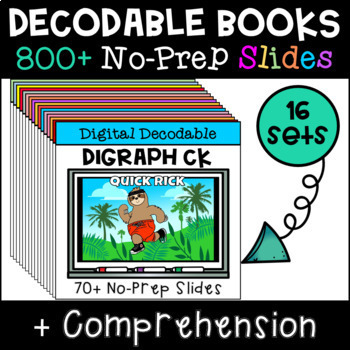 Preview of Decodable Texts | CVC Digital Readers GROWING BUNDLE